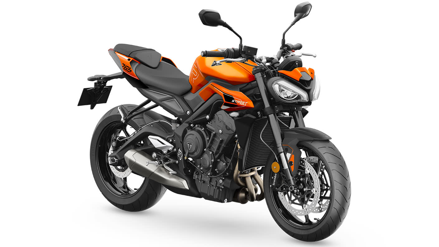 MY25 Street Triple R cornering capabilities