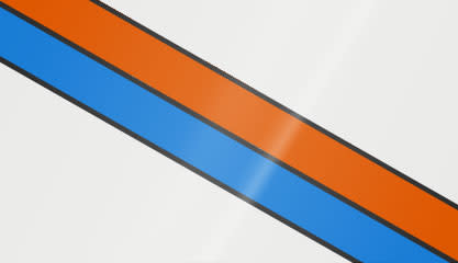 Pure White / Maui Blue / Tangerine Orange