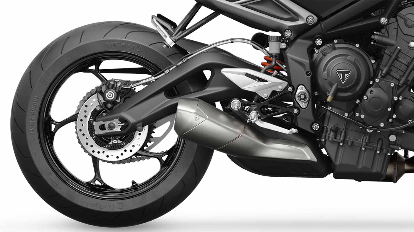 Triumph Street Triple 765 R swing arm
