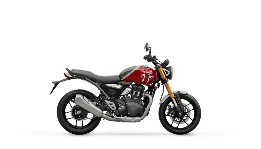 Triumph Speed 400 in Carnival Red